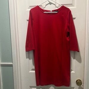 GAP Red knee length Shift Dress